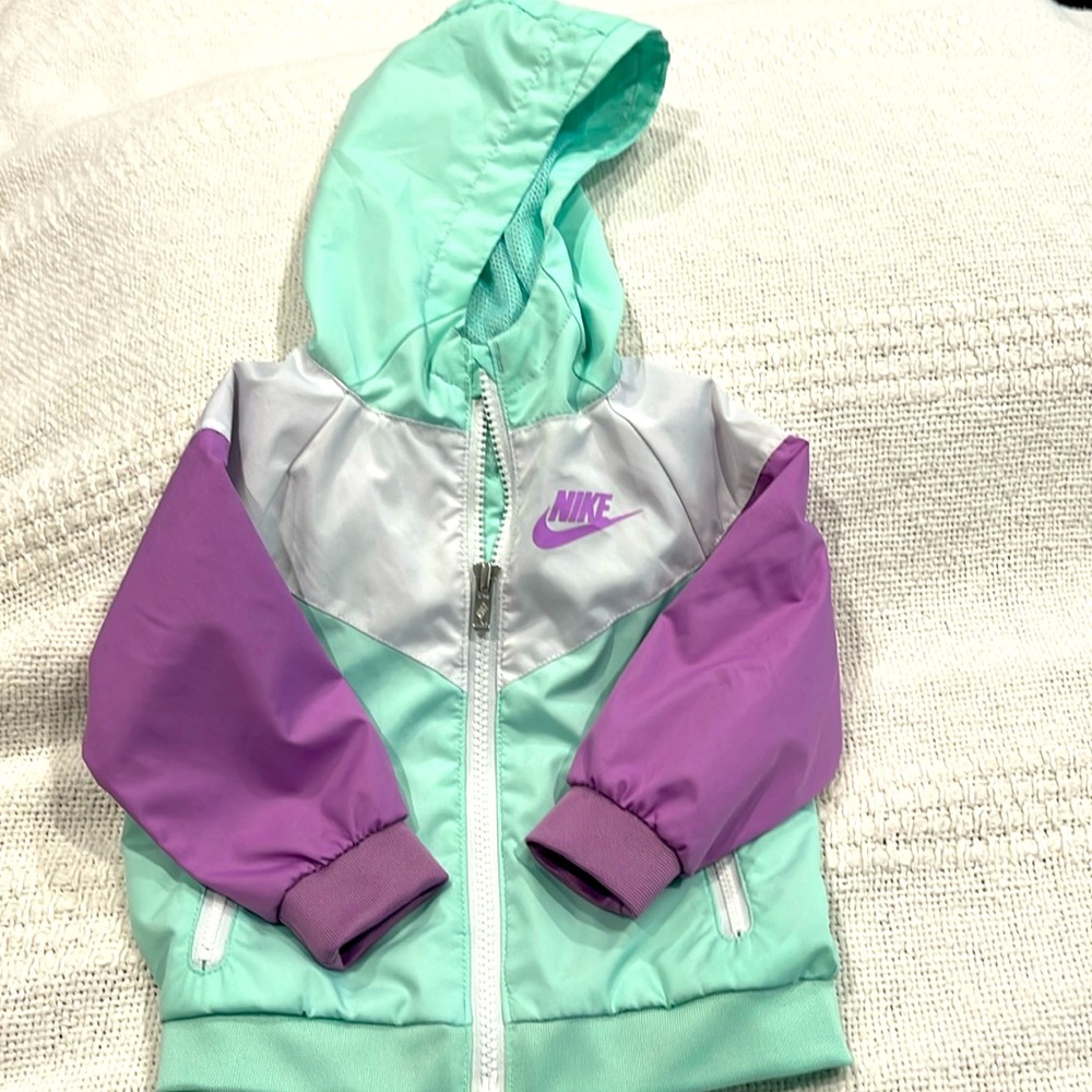 Nike 12 month purple and mint green jacket